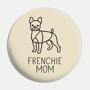 Frenchie Mom Line Art Pin