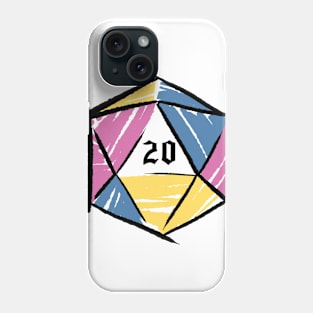 Pan Pride Dice Phone Case