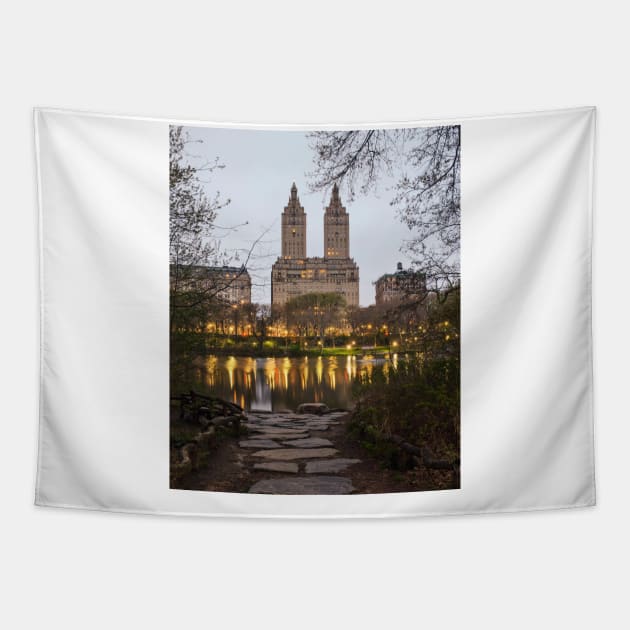 The Lake Central Park Tapestry by igjustin