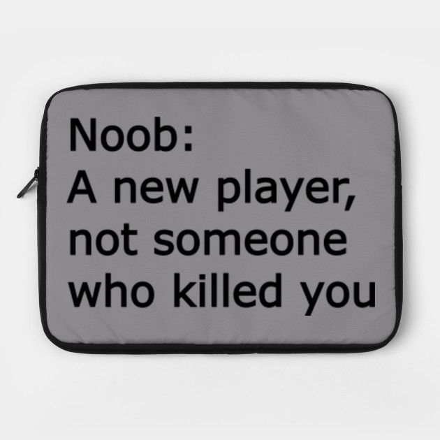 Noob T Shirt Roblox Meme Laptop Case Teepublic - noob shirt roblox