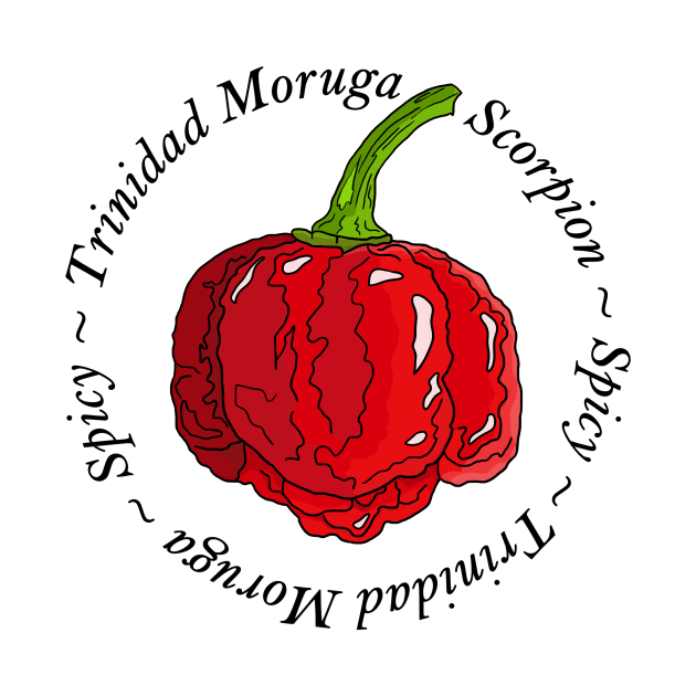 Trinidad Moruga Scorpion Chili Pepper by MojoCoffeeTime