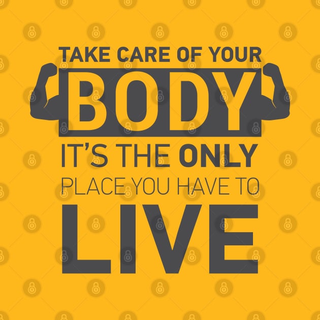 TAKE CARE OF YOUR BODY || GYM QUOTES by STUDIOVO