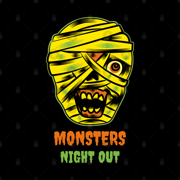 MONSTERS NIGHT OUT by TheAwesomeShop