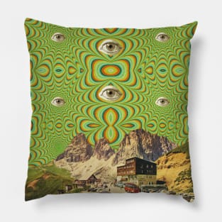 Psych Green Pillow