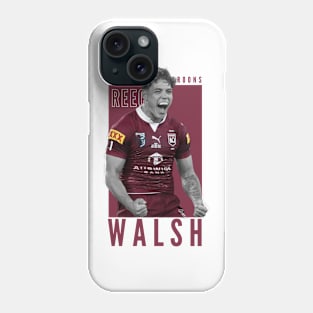 Reece Walsh Celebration Maroons Phone Case