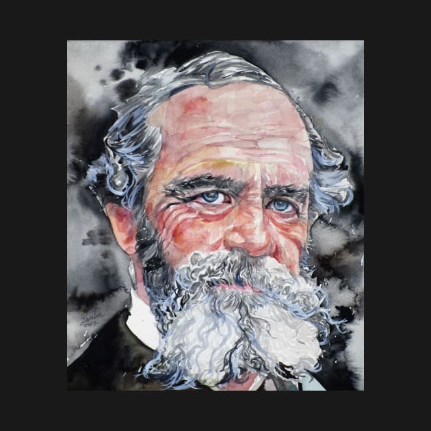 WILLIAM JAMES - watercolor portrait by lautir