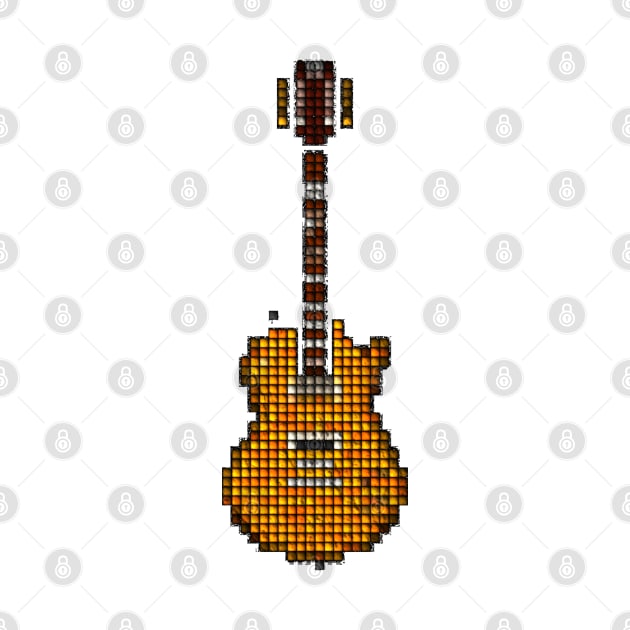 Tiled Rock Battle Gibbons Le Spaul Guitar Upright by gkillerb