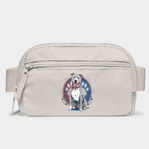 Pitbull Dogs, Strength and Loyalty in a Stunning Dog Lover's Design by Pixel Threads 