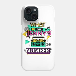 What was Jenny's Number Gen X T-Shirt Phone Case