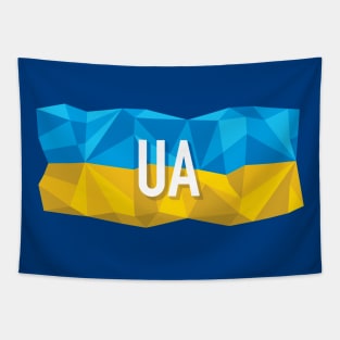 UA is for Ukraine Tapestry