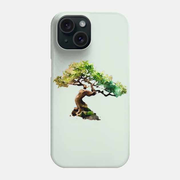 bonsai tree Phone Case by Bravetee