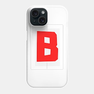 Letter b alphabet Phone Case