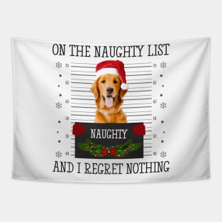 On The Naughty List, And I Regret Nothing Tapestry