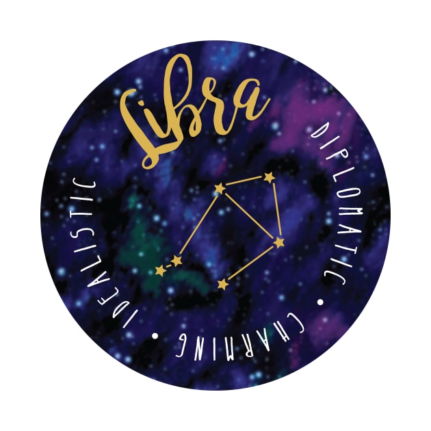 Libra Zodiac by CreativeHermitCo