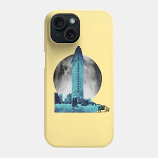 Nightfall aesthetic in the Flatiron building Phone Case