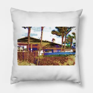 Tropical Modern Home Pillow