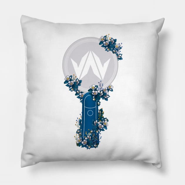 VAV Floral Lightstick kpop Pillow by RetroAttic