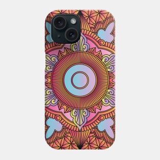 Red Mandala Phone Case