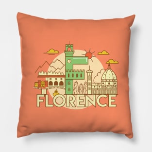 Florence Italy Pillow