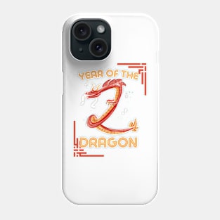 Year of the Dragon 2024 Watercolor Phone Case