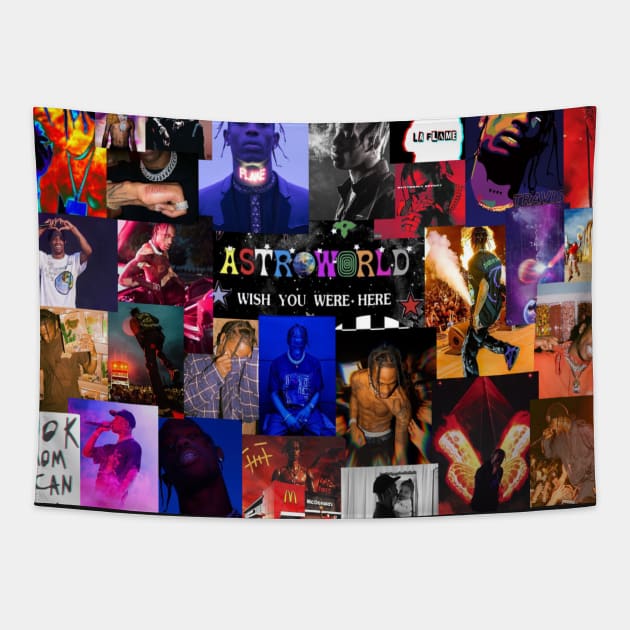 Tapestry collage top