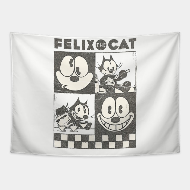 VINTAGE RETRO FELIX COLASE Tapestry by CamStyles77