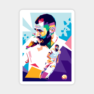 Benzema Pop art Magnet