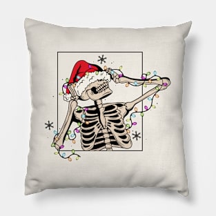 Christmas Skeleton Pillow