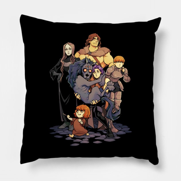 Fear and Hunger, Scooby Doo style Pillow by H0lyhandgrenade