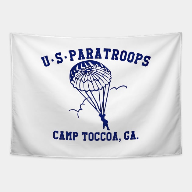 US Paratrooper Camp Toccoa WWII Tapestry by Jose Luiz Filho