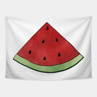 Watermelon Slice Watercolor Tapestry