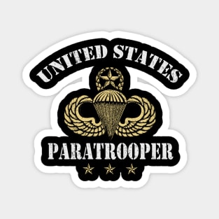 United States Paratrooper Airborne Veterans Day Gift Magnet