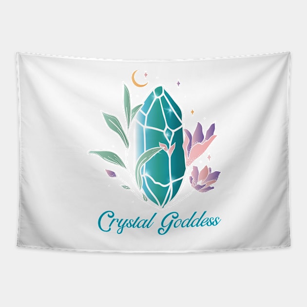 Crystal Goddess Tapestry by ArtbyLaVonne