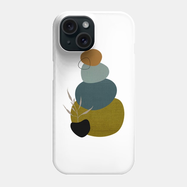 Mid Century Zen 3 Phone Case by Dream Print Designs