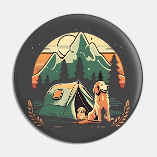 Funny Camping Outdoor Camp Men Women Kids Pin