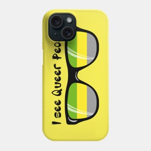 Lithromantic Sunglasses - Queer People Phone Case