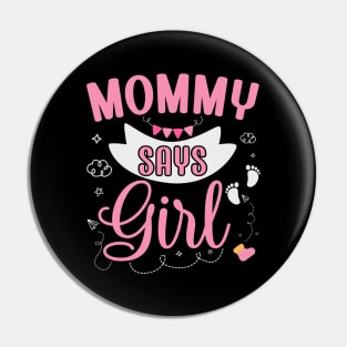 Mom says Girl cute baby matching family party Pin