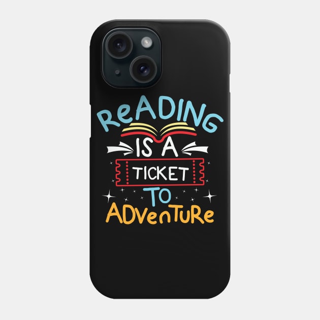 Travel Reading Ia A Ticket Phone Case by Polahcrea