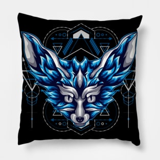 fox angry Pillow