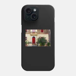 Picturesque house in Mdina, Malta Phone Case