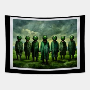 Little Green Men Tapestry