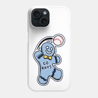 Tampa Bay Rays Gingerbread Man Phone Case