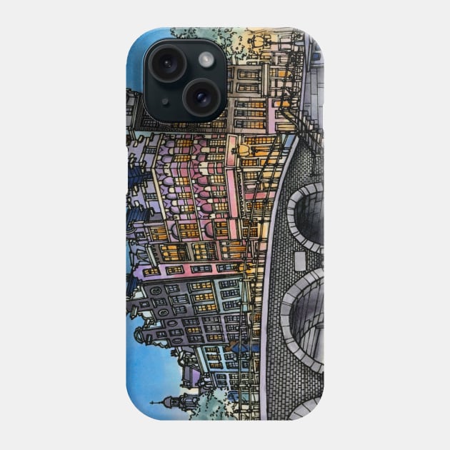 Amsterdam Phone Case by maxwellillustration