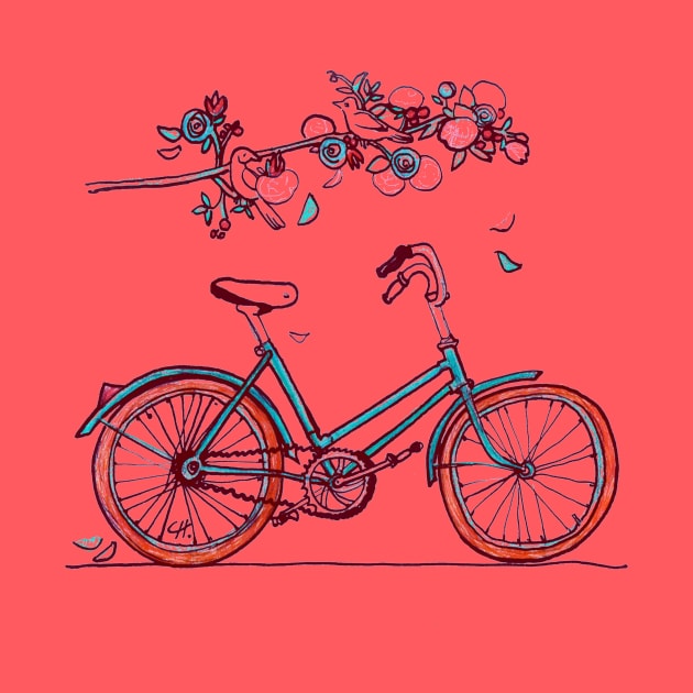 Spring bike by nataly sova