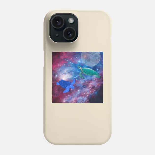 Space Turtles Phone Case by SouShp