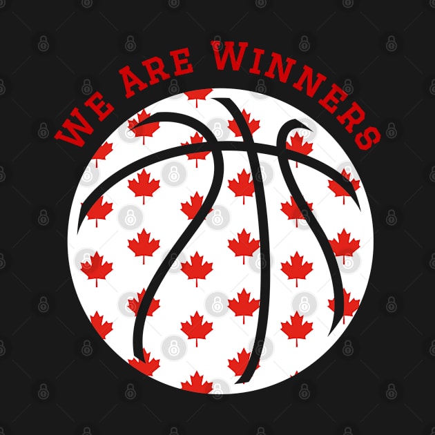 We are winners, Canada Basketball art by maro_00