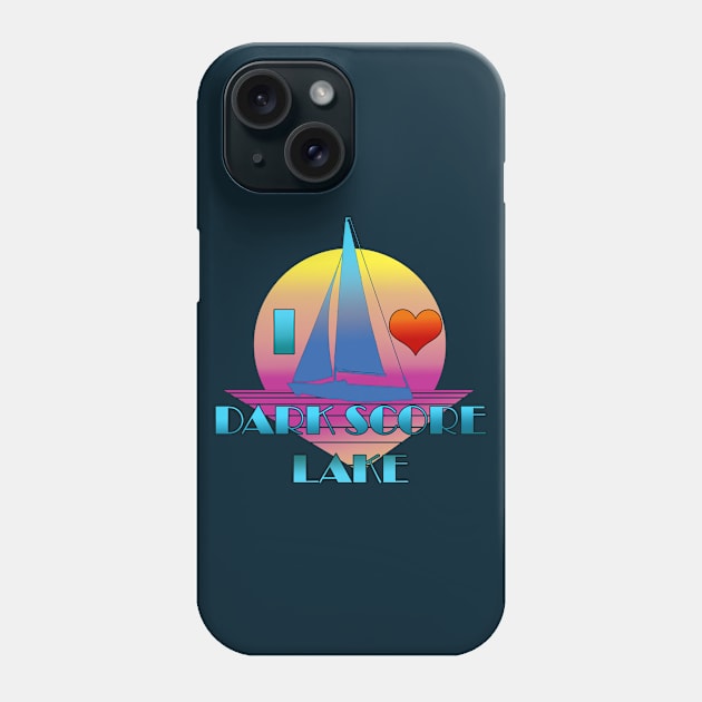 Dark Score Lake Phone Case by rexthinks