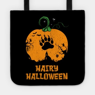 Hairy Halloween Gay Bear Paw Tote