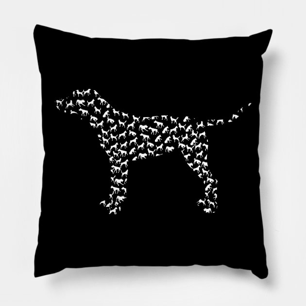 dog dogs Pillow by KHMISSA ART