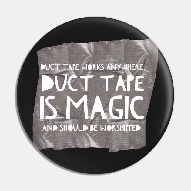 Duct Tape Pin by cipollakate